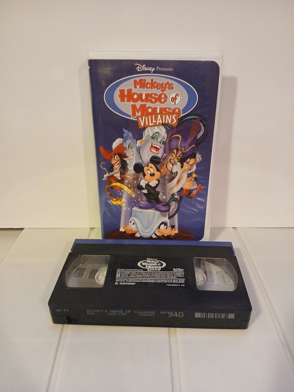 Disney Mickey's House of Villains VHS Tape - Black